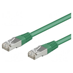 Cablu Patch Cord SF/UTP Cat5e Verde 3m