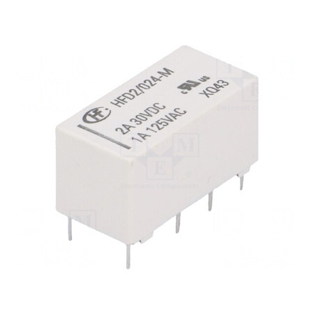 Releu Electromagnetic DPDT 24VDC 3A 125VAC PCB | Electronic-mag.ro | Componente Electronice