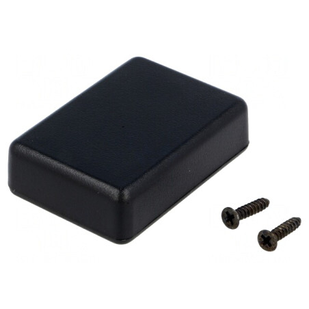Carcasă universală 35x50x15mm ABS neagră IP54 | Electronic-mag.ro | Componente Electronice