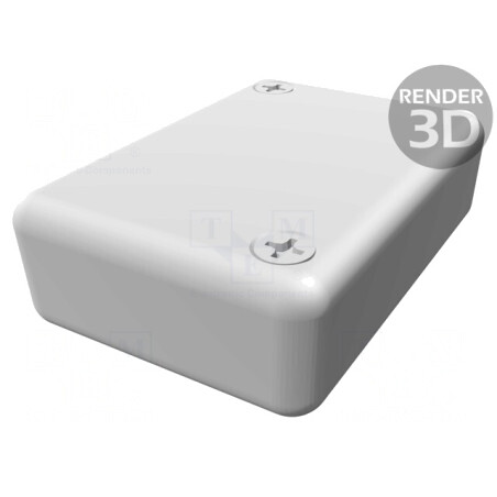Carcasă Universală ABS Gri IP54 35x50x15mm | Electronic-mag.ro | Componente Electronice
