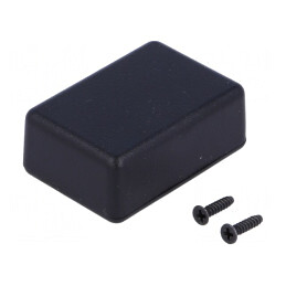 Carcasă universală ABS neagră 35x50x17mm IP54 | Electronic-mag.ro | Componente Electronice