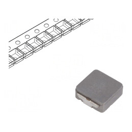 Inductor SMD 15uH 6.25A 40.9mΩ ±20% 10.3x10.3x4mm | Electronic-mag.ro | Componente Electronice