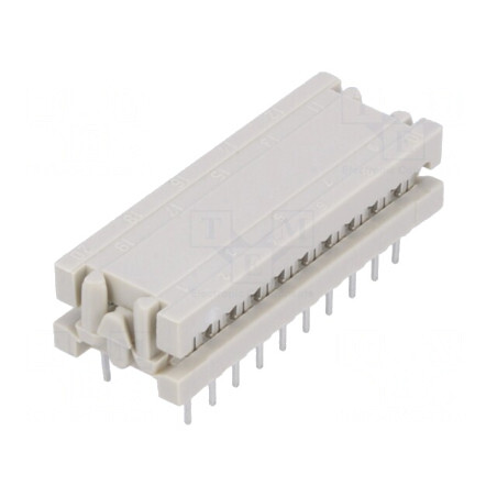 Adaptor IDC 20 PIN pentru cablu-bandă 1,27mm | Electronic-mag.ro | Componente Electronice