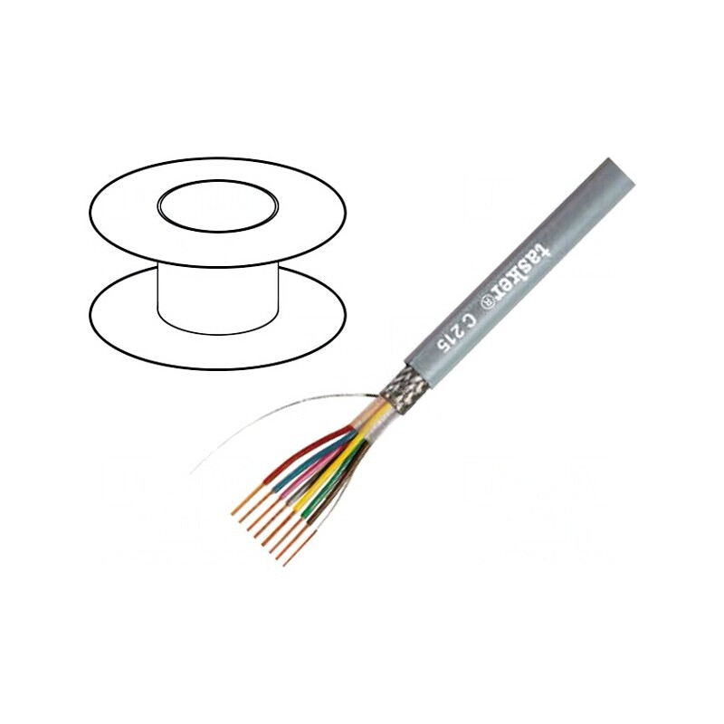 Cablu ecranat PVC LiY-CY 4x0,25mm2 cu tresă de cupru cositorit | Electronic-mag.ro | Componente Electronice