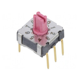 Întrerupător Codificare DEC/BCD 10 Poz THT 80mΩ | Electronic-mag.ro | Componente Electronice