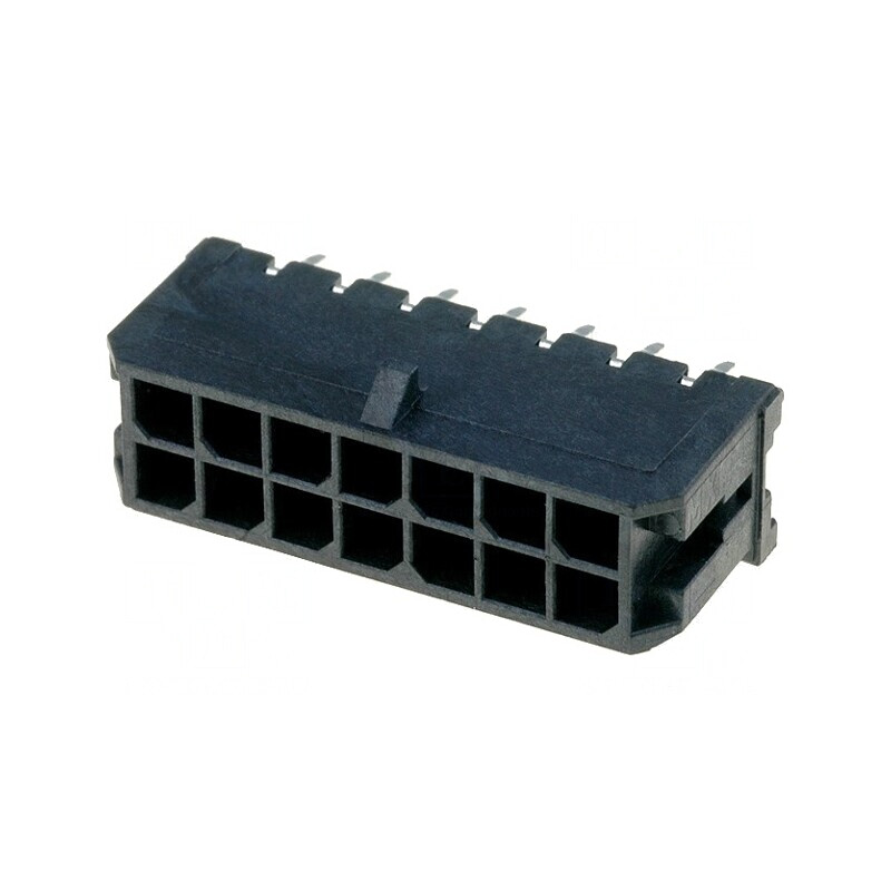 Conector Micro-Fit 3.0 14 pini 3mm THT 5A drept | Electronic-mag.ro | Componente Electronice Conector Micro-Fit 3.0 14 pini 3mm THT 5A drept | Electronic-mag.ro | Componente Electronice