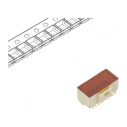 Conector Pico-Clasp 1mm 20 PIN SMT 100V 1A