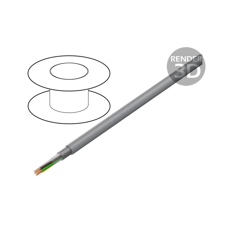 Cablu ecranat PVC 7x0,25mm2 cu tresă de cupru cositorit | Electronic-mag.ro | Componente Electronice Cablu ecranat PVC 7x0,25mm2 cu tresă de cupru cositorit | Electronic-mag.ro | Componente Electronice
