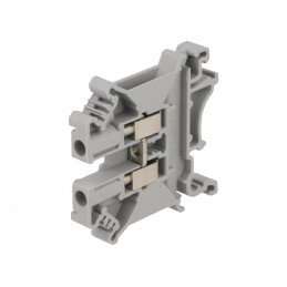 Conector de Șine 0,2-4mm2 2 Piste Gri 6,2mm | Electronic-mag.ro | Componente Electronice