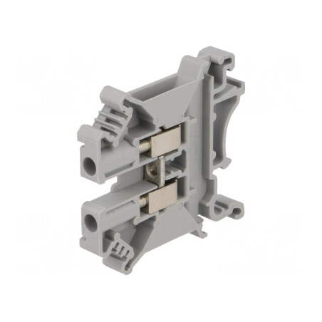 Conector de Șine 0,2-4mm2 2 Piste Gri 6,2mm | Electronic-mag.ro | Componente Electronice
