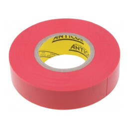 Bandă electroizolantă PVC roșie 19mm x 20m | Electronic-mag.ro | Componente Electronice