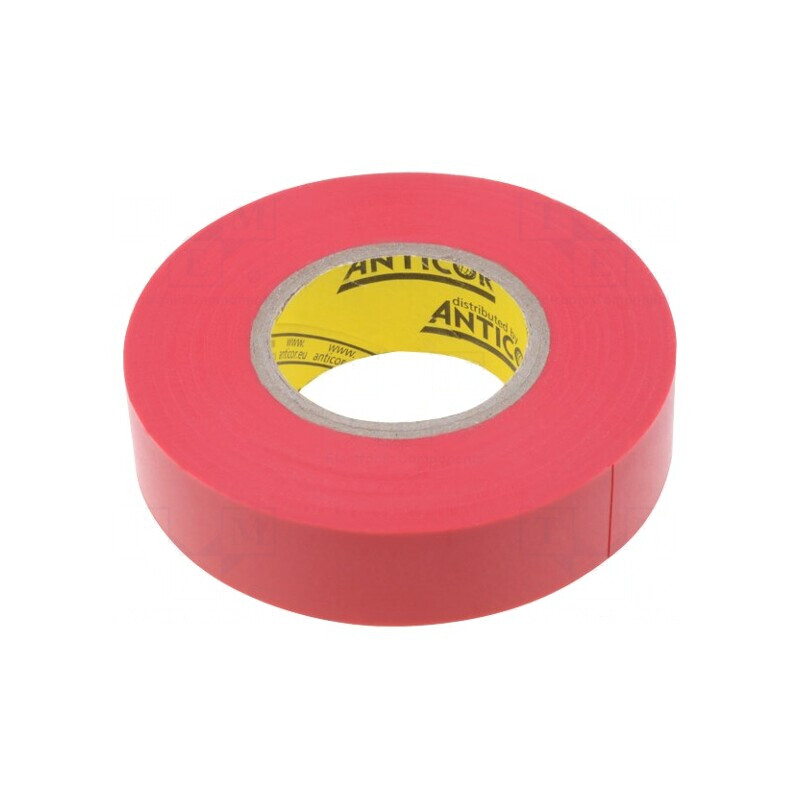 Bandă electroizolantă PVC roșie 19mm x 20m | Electronic-mag.ro | Componente Electronice