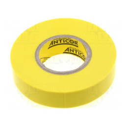 Bandă Electroizolantă Galbenă 19mm x 20m | Electronic-mag.ro | Componente Electronice