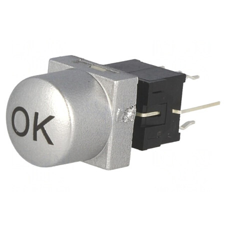 Comutator tastatură săgeată DPDT argintiu 0,1A 30VDC | Electronic-mag.ro | Componente Electronice