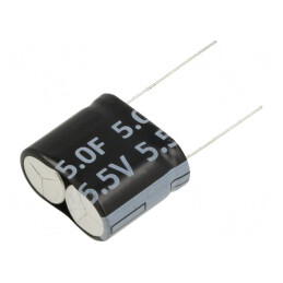 Supercondensator THT 5F 5,5V 25x21x12,5mm | Electronic-mag.ro | Componente Electronice