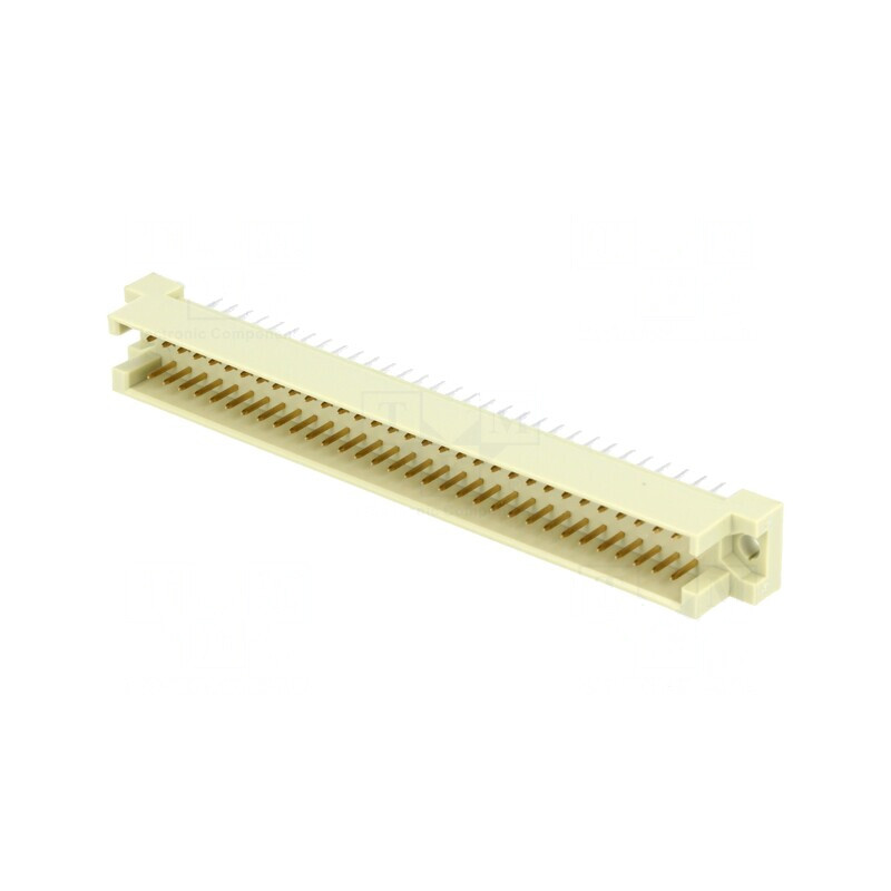 Soclu DIN 41612 Tip C 64 PIN THT Drept 4mm | Electronic-mag.ro | Componente Electronice