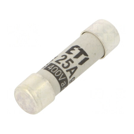Siguranță cilindrică industrială gG 25A 400VAC | Electronic-mag.ro | Componente Electronice
