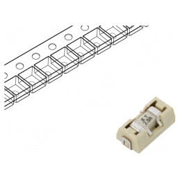 Siguranţă: siguranţă; întârziere; 2,5A; 125VAC; 125V; 125VDC; SMD