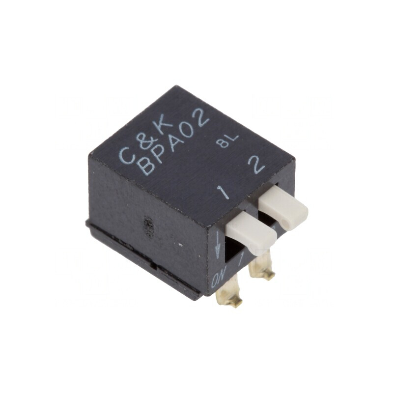 Comutator DIP-SWITCH 2 Secțiuni SMT 0.1A 5VDC | Electronic-mag.ro | Componente Electronice Comutator DIP-SWITCH 2 Secțiuni SMT 0.1A 5VDC | Electronic-mag.ro | Componente Electronice