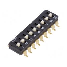 Comutator DIP-SWITCH 9 Secțiuni ON-OFF 0,025A 24VDC