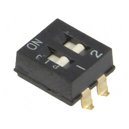 Comutator DIP-SWITCH 2 Secțiuni ON-OFF 24VDC | Electronic-mag.ro | Componente Electronice