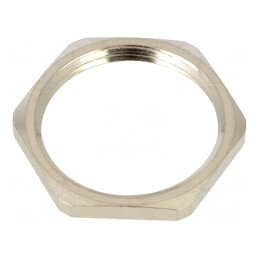 Piuliță PG21 alamă nichelată -100÷300°C | Electronic-mag.ro | Componente Electronice