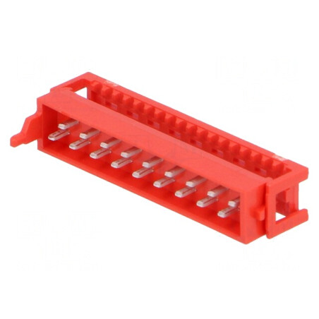 Mufă tată Micro-MaTch IDC 18 pini pentru cablu-bandă 1.27mm | Electronic-mag.ro | Componente Electronice