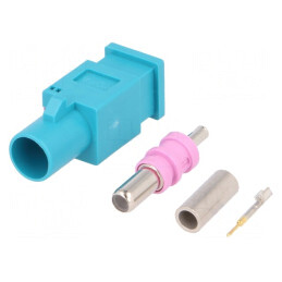 Conector Antenă Fakra Verde Drept | Electronic-mag.ro | Componente Electronice