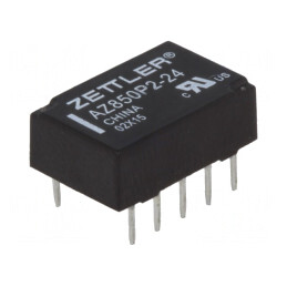 Releu Electromagnetic DPDT 24VDC PCB | Electronic-mag.ro | Componente Electronice