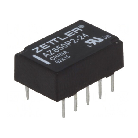 Releu Electromagnetic DPDT 24VDC PCB | Electronic-mag.ro | Componente Electronice
