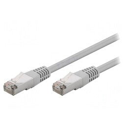 Cablu Patch Cord F/UTP Cat 5e Gri 3m 26AWG  | Electronic-mag.ro | Componente Electronice
