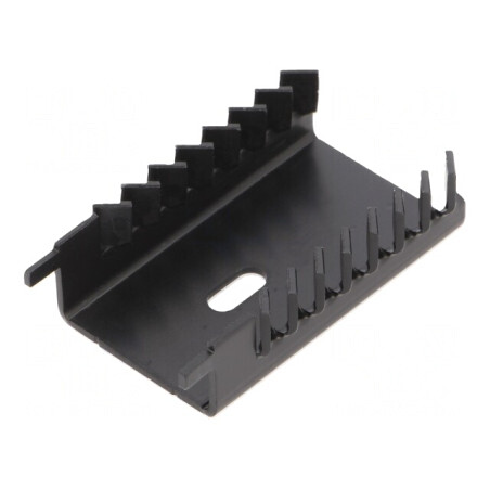 Radiator Negru TO220 12.7x30x45mm 13K/W | Electronic-mag.ro | Componente Electronice