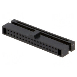 Mufă IDC Mamă 34 Pin Gold Flash pentru Cablu-Bandă 0.635mm | Electronic-mag.ro | Componente Electronice
