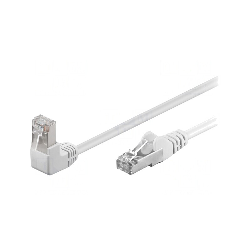 Patch cord F/UTP 5e alb 0.25m ecranat | Electronic-mag.ro | Componente Electronice Patch cord F/UTP 5e alb 0.25m ecranat | Electronic-mag.ro | Componente Electronice