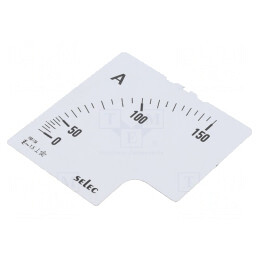 Scală Ampermetru Analogic 0-150A | Electronic-mag.ro | Componente Electronice