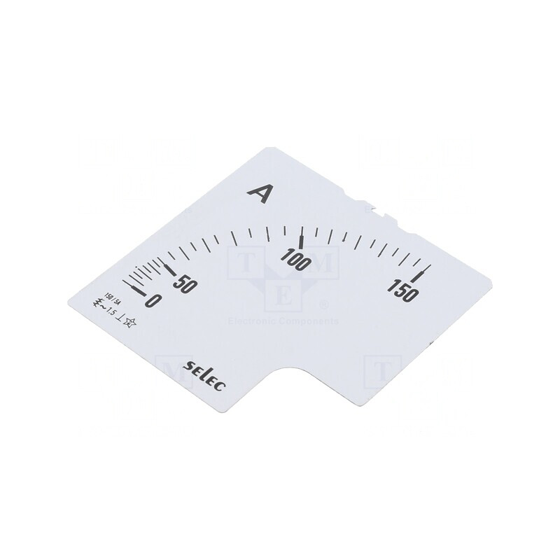 Scală Ampermetru Analogic 0-150A | Electronic-mag.ro | Componente Electronice