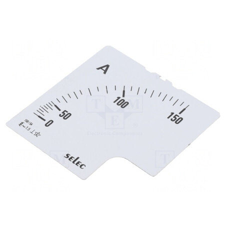 Scală Ampermetru Analogic 0-150A | Electronic-mag.ro | Componente Electronice