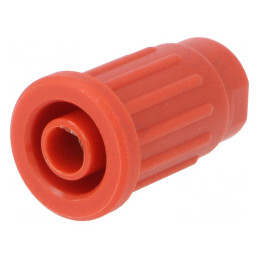 Soclu Banană 4mm 24A 1kV Roșu Pe Panou | Electronic-mag.ro | Componente Electronice