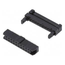 Mufă IDC Mamă 20 PIN Aurită 1mm | Electronic-mag.ro | Componente Electronice