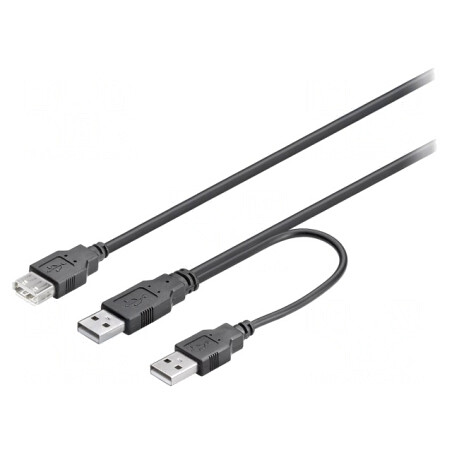 Cablu USB 2.0 High Speed 0.3m PVC | Electronic-mag.ro | Componente Electronice