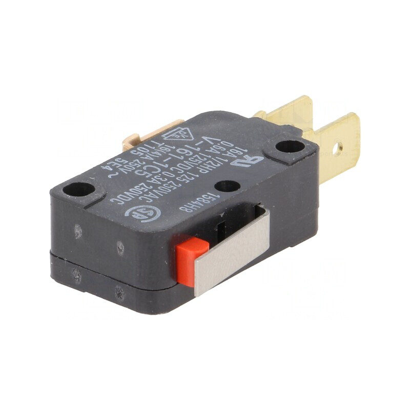 Microîntrerupător SNAP ACTION SPDT 16A 250VAC 0.6A 125VDC | Electronic-mag.ro | Componente Electronice