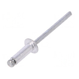 Set dibluri aluminiu 4mm x 12,7mm 50 buc. | Electronic-mag.ro | Componente Electronice