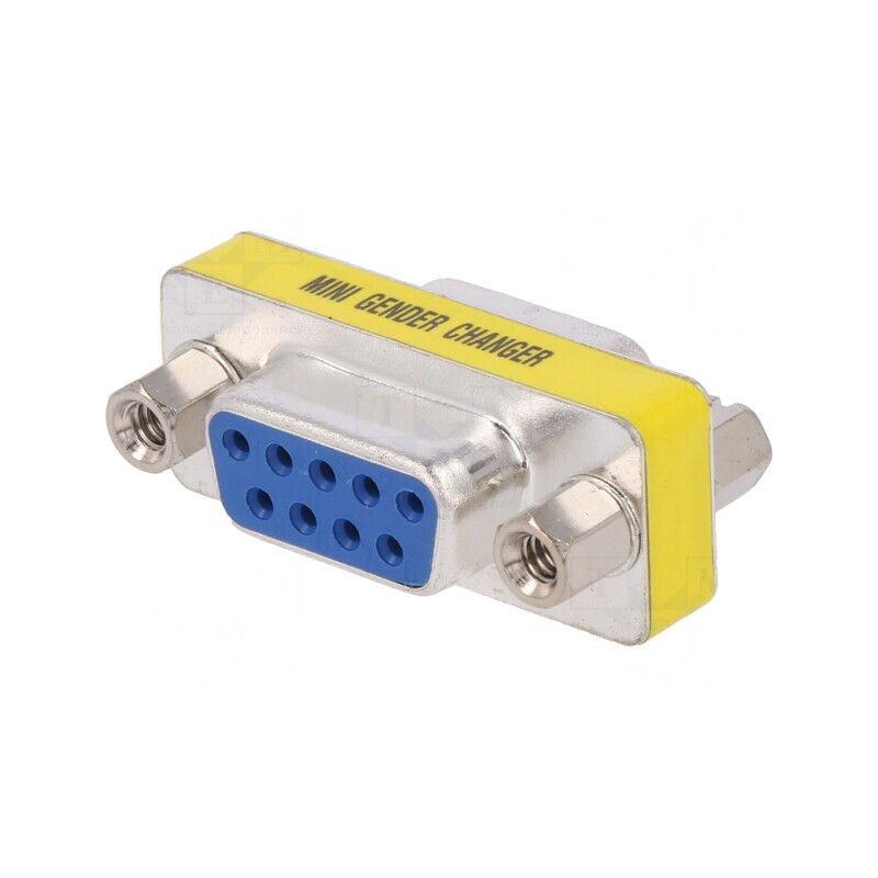 Adaptor D-Sub 9 Pin Soclu Conexiune 1:1 | Electronic-mag.ro | Componente Electronice