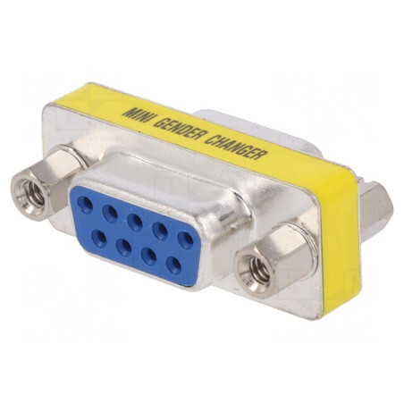 Adaptor D-Sub 9 Pin Soclu Conexiune 1:1 | Electronic-mag.ro | Componente Electronice