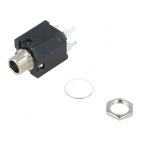 Soclu Jack 6,3mm Mamă Stereo THT | Electronic-mag.ro | Componente Electronice