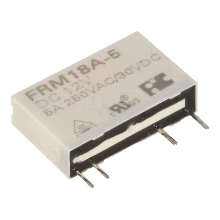Releu Electromagnetic SPST-NO 12VDC 5A | Electronic-mag.ro | Componente Electronice
