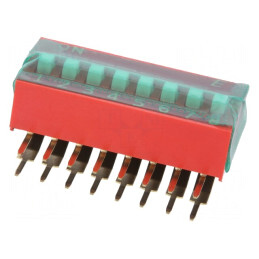 Comutator DIP-SWITCH 2 Pozitii 0.1A 50VDC THT | Electronic-mag.ro | Componente Electronice