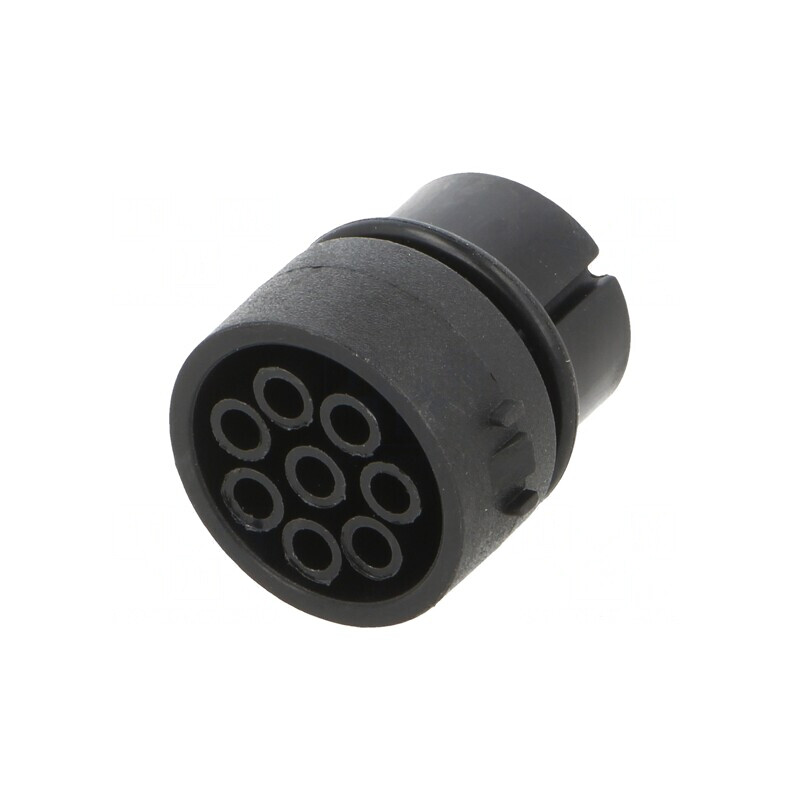 Conector Circular cu 8 Inserturi de Contact Mamă Crimpat 5A | Electronic-mag.ro | Componente Electronice