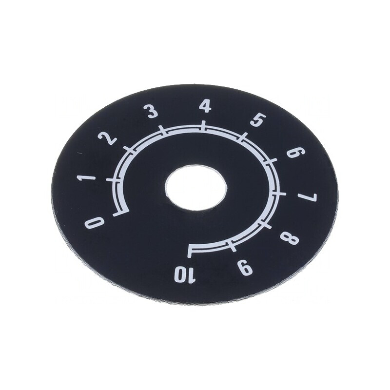 Scală de Precizie Ø50mm Aluminiu 0-10 | Electronic-mag.ro | Componente Electronice