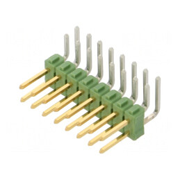Conector pini tată 16 pini unghi 90° AMPMODU MOD II | Electronic-mag.ro | Componente Electronice